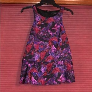 Express sleeveless peplum blouse